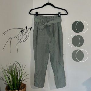 H&M High Waisted Paperbag Pants